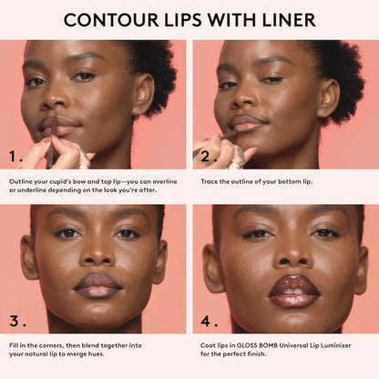 Berry  Brown'D Pout Lip Liner+Gloss Stick Duo - Fenty Beauty
