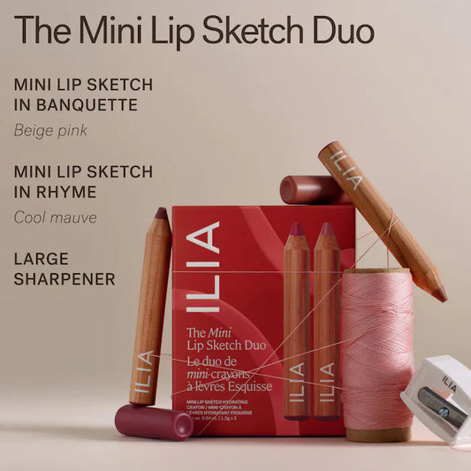 Limited Edition The Mini Lip Sketch Duo - Ilia
