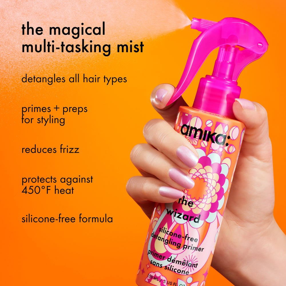 The Wizard Solicone Free Detangling Primer - Amika