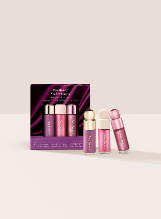 Violet Faves Mini Cheek & Lip Trio - Rare Beauty