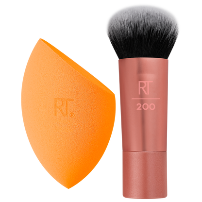 Mini Travel Duo Brush & Blender  - Real Techniques