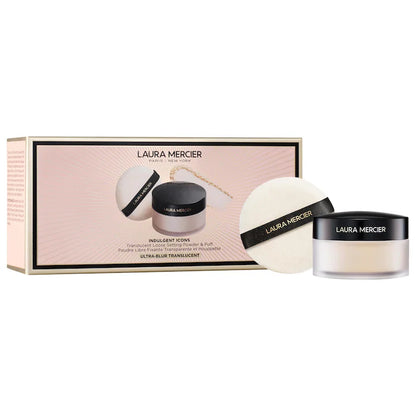 Ultra Blur Translucent Loose Setting Powder & Puff - Laura Mercier
