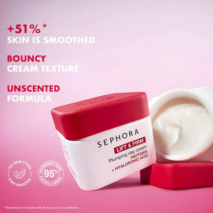 Lift & Firm Plumping Day  Cream Peptides+Hyaluronic Acid - Sephora