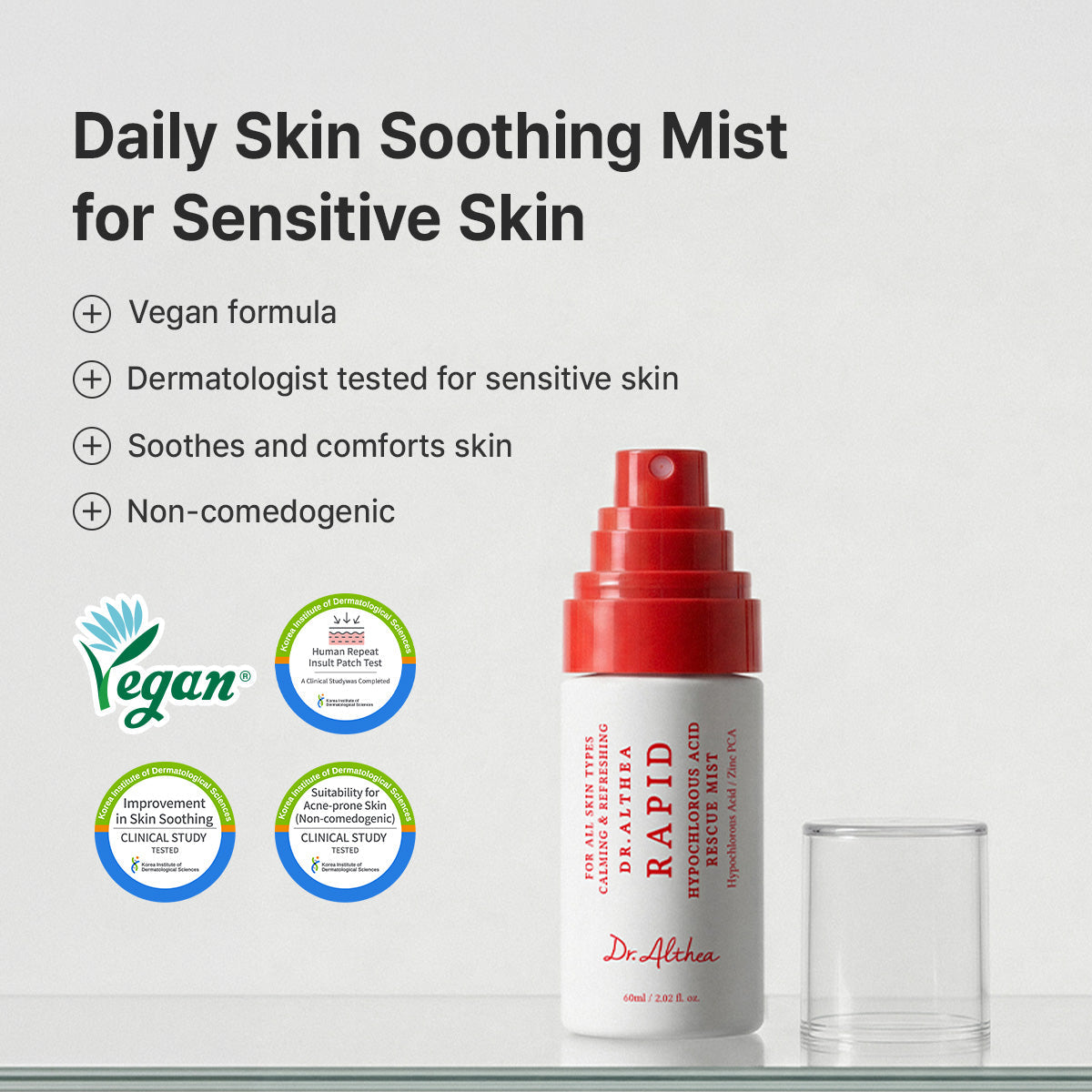 Rapid Hipochlorous Acid Rescue Mist - Dr. Althea
