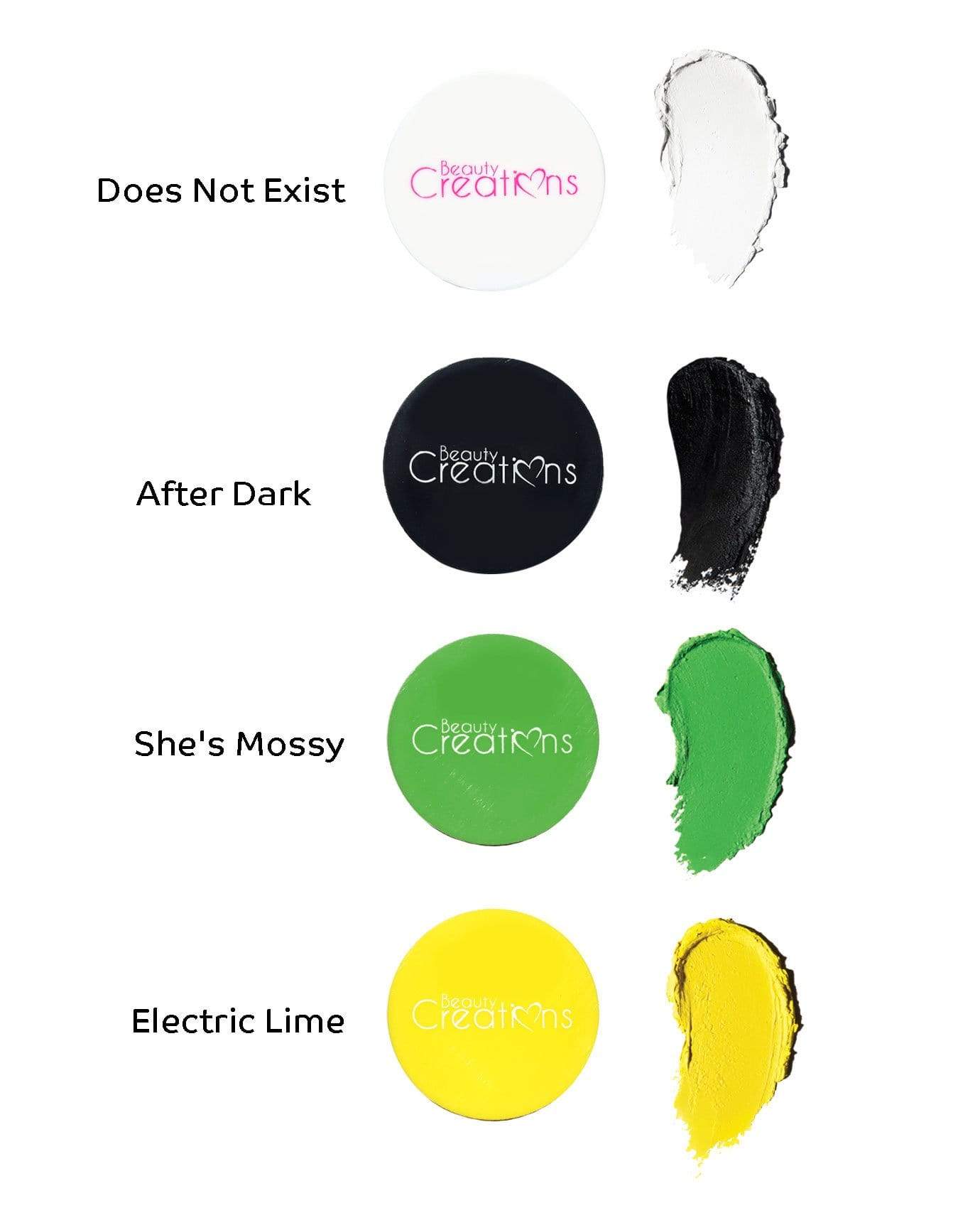 Dare to be bright Gel liners Beauty Creations