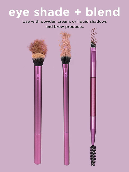 Eye shade + blend broch set Real Techniques