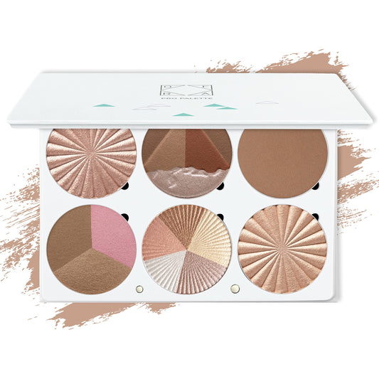 On the Glow Highlighting and bronzing-Pro palette- OFRA