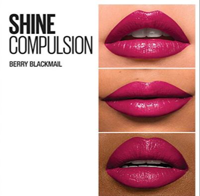 Color Sensational Shine Compulsion Lipstick- Maybelline