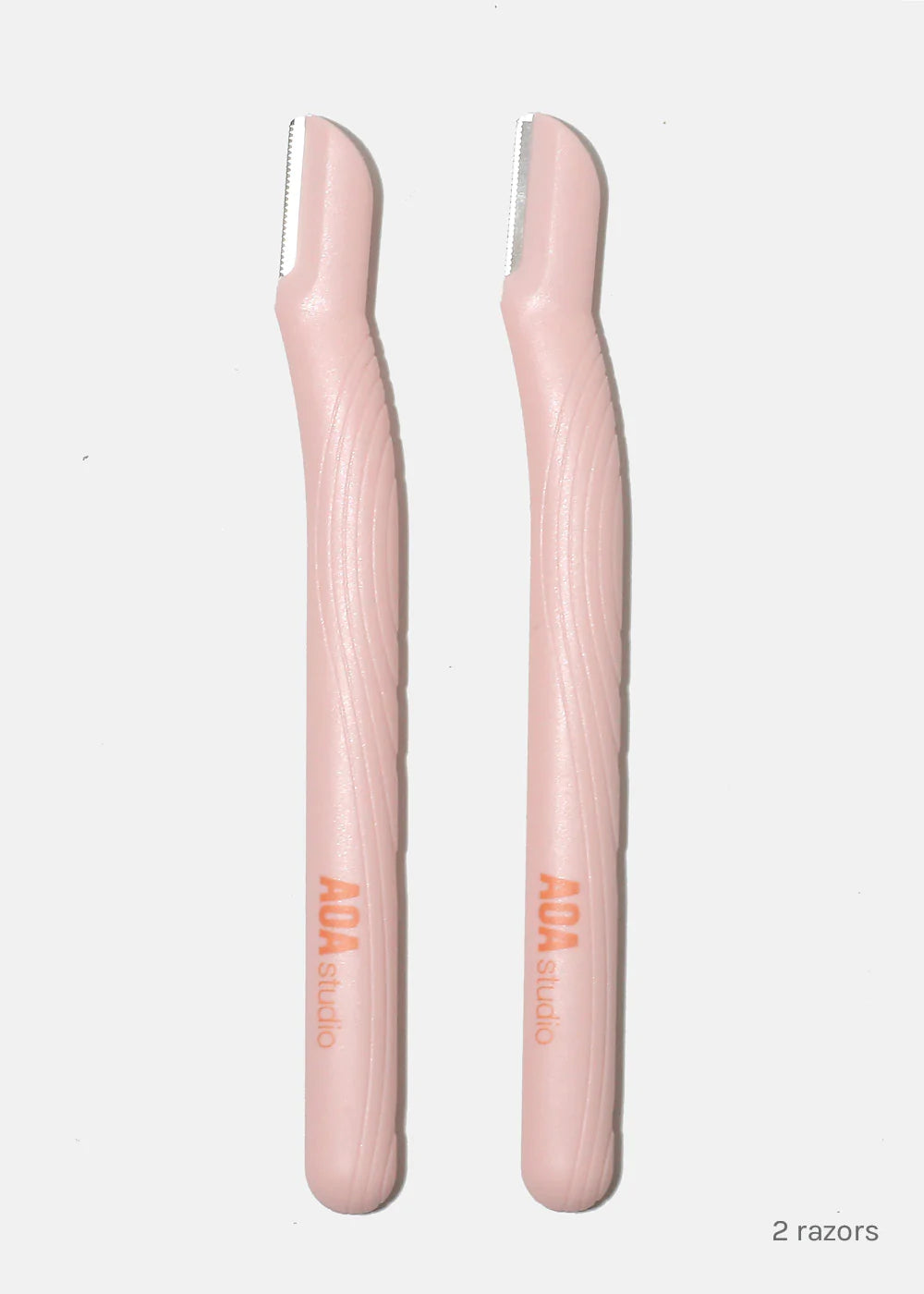 Precision Eyebrow Razors 2pcs Set AOA