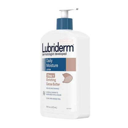 Lubriderm Daily Moisture lotion Shea + Enriching Cocoa Butter