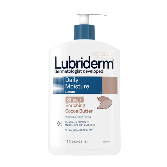 Lubriderm Daily Moisture lotion Shea + Enriching Cocoa Butter