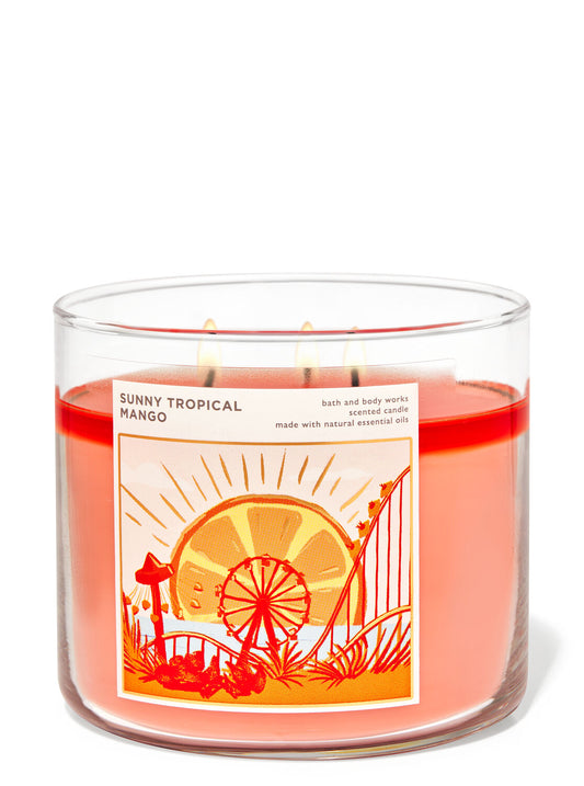Sunny Tropical Mango Candle Bath & Body Works