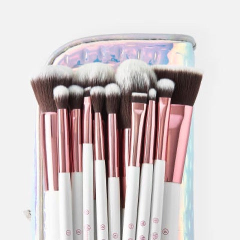 Crystal Quartz 12pcs Brush Set - Bh Cosmetics