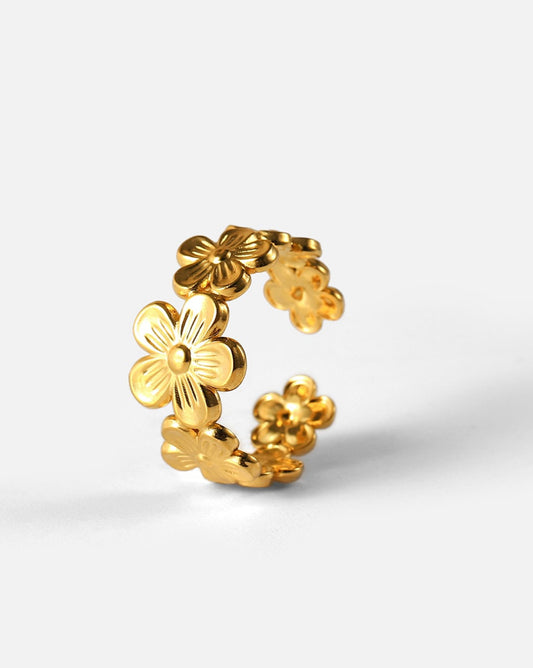 Flower Bomb Ring Stainless Steel