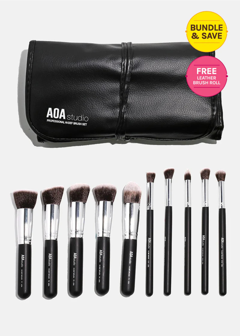 Hi-Def 10 pieces Brush set AOA