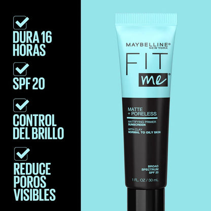 Fit me! Matte + poreless primer SPF30 Maybelline