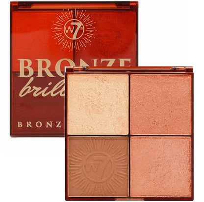 Bronze Briliance W7 Cheeks Palette
