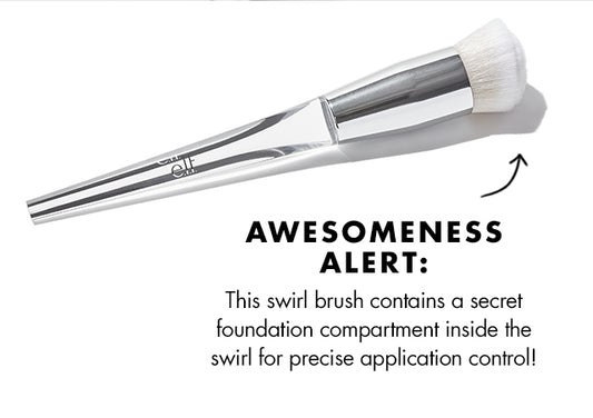Precision Swirl Foundation Brush ELF