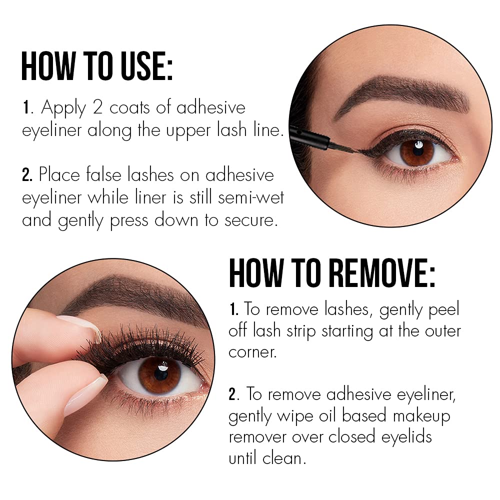 Duo Line It - Lash It (2 in 1) Eyeliner & Lash Adhesive Black