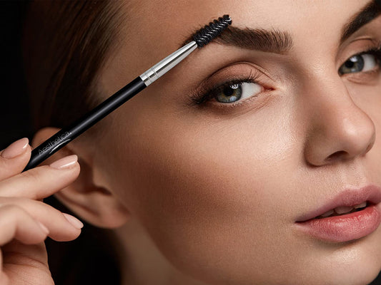 Pro-Brush Series: 3 pieces eyeliner, Brow & Spoolie Brush AESTHETICA
