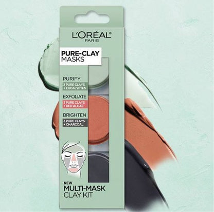 L'ORÉAL PURE-CLAY MASKS KIT