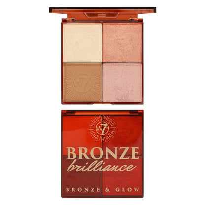 Bronze Briliance W7 Cheeks Palette