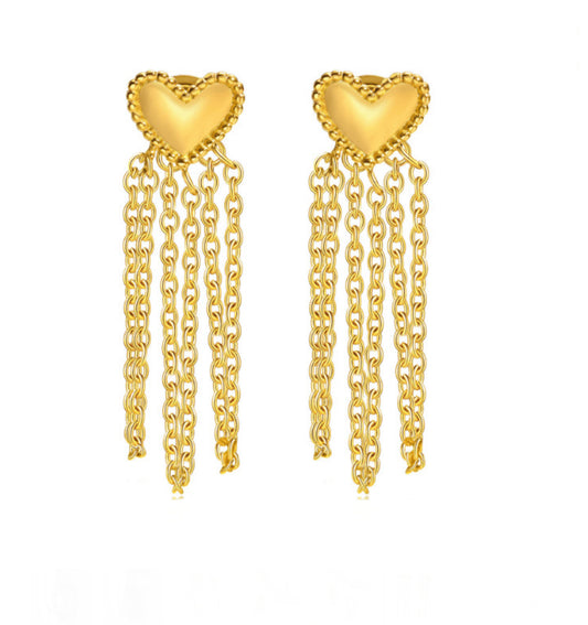Tassel my Heart Earrings