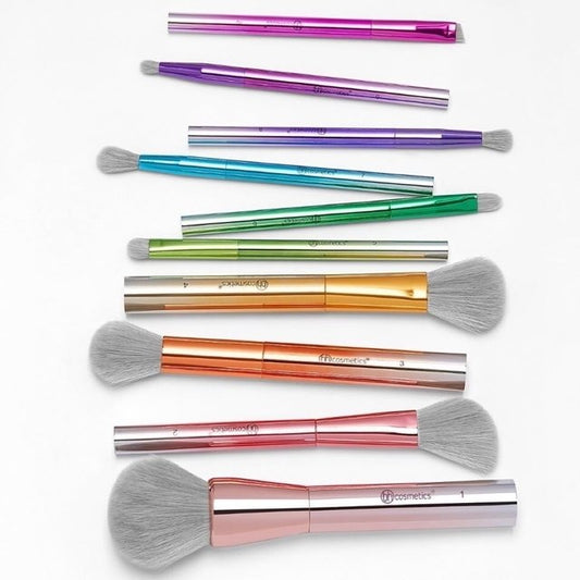 Take me Back to Brazil 10pcs Brush set- Bh Cosmetics