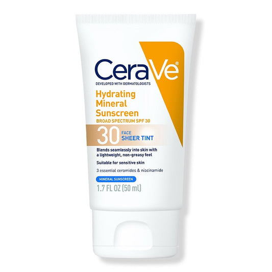 Cerave Hydrating Mineral Tinted Sunscreen SPF30 50ml