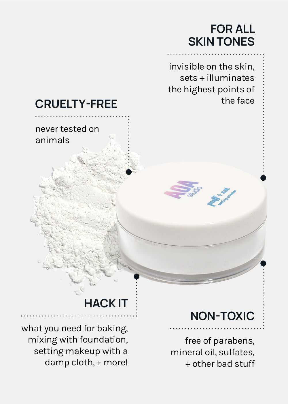 Puff+Set setting powder-AOA