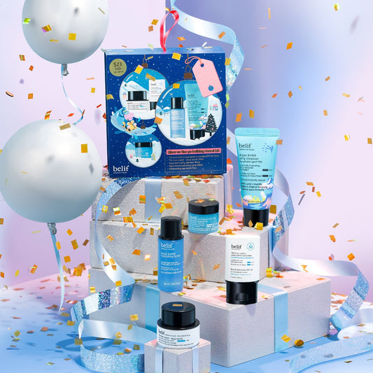 Glow on the go holiday travel kit, belif